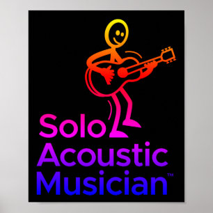 SAM Logo Verticaal Poster Ingelijst 9 "x11"