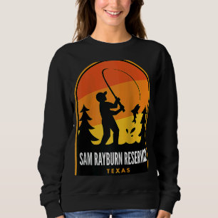 Sam Rayburn Reservoir Texas Vissen Raglan Trui
