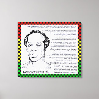 Sam Sharpe Jamaican Hero Canvas Afdruk