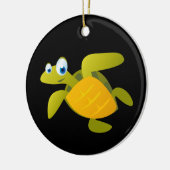 Sam The Zee Turtle Keramisch Ornament (Links)