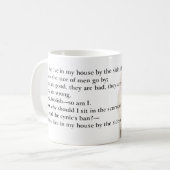 Sam Walter Foss Quote Koffiemok (Voorkant links)