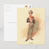 Sam Weller van Kyd van Dickens The Pickwick Papers Briefkaart (Voorkant / Achterkant)