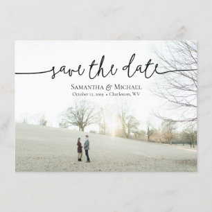 Samantha en Michael Final Invitation Kaart