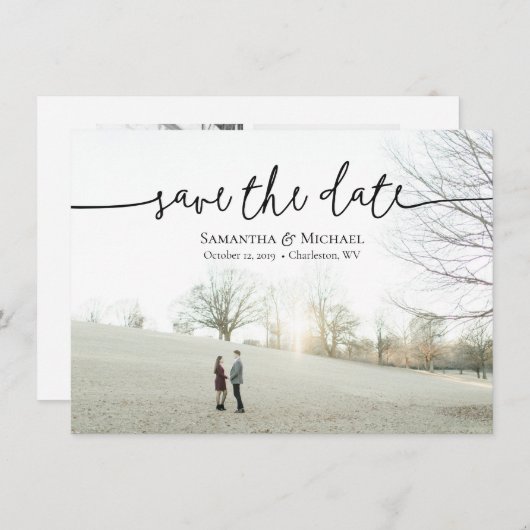 Samantha et Michael Final Invitation (Devant / Derrière)