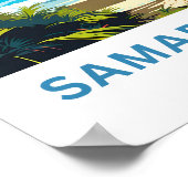 Samara Beach Costa Rica Reisprint Poster (Hoek)