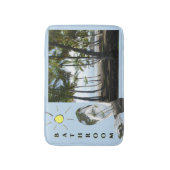 Sámara Beach Sunny Bathroom Cust. Bath Mat (Voorkant Verticaal)