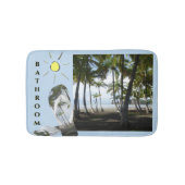 Sámara Beach Sunny Bathroom Cust. Bath Mat (Voorkant)