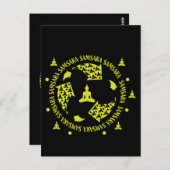Samara Boeddhistische Nirvana Boeddhisme Briefkaart (Voorkant / Achterkant)