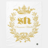 #SamaraHadidFleeceBlanket Fleece Deken (Voorkant)