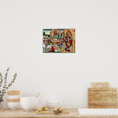 Samaria onder belegering poster (Keuken)
