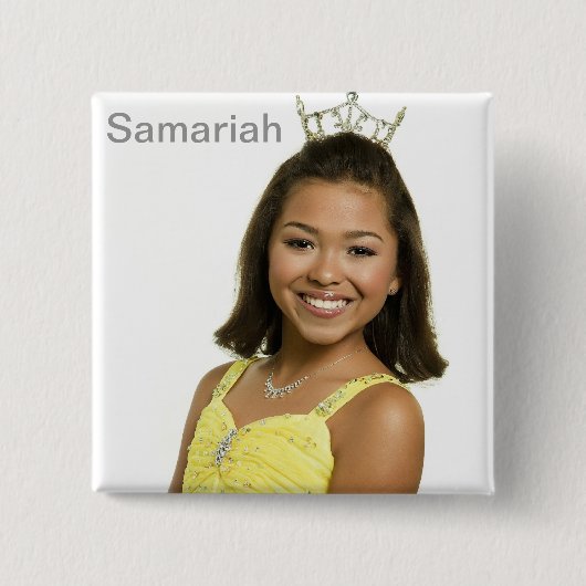 Samariah Vierkante Button 5,1 Cm (Voorkant)