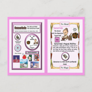 Samarinda Wizard - Samarium Element Briefkaart