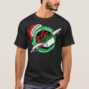Samaritan's portemonnee operatie Kerstmis kind gra T-shirt