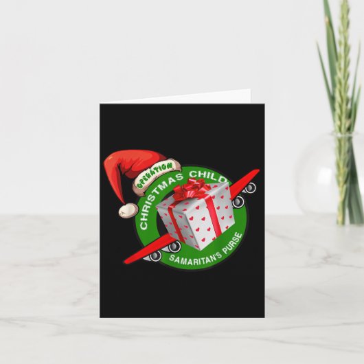 Samaritan's Purse Operation Christmas Child Funny  Kaart (Voorkant)