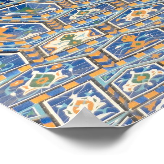 Samarkand, Oezbekistan Poster (Hoek)