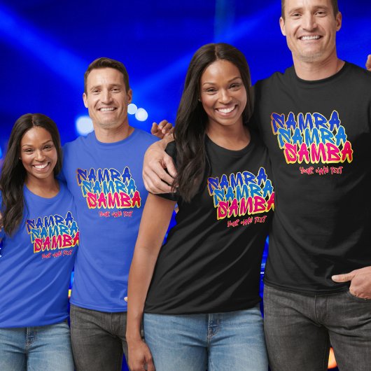 Samba brasileiro graffiti dance muziek T-Shirt