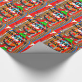 Samba Carnival kleuren Hakuna Matata bling. Cadeaupapier (Hoek)