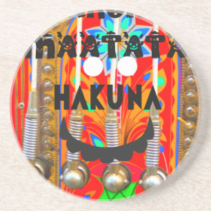 Samba Carnival kleuren Hakuna Matata blings.png Zandsteen Onderzetter