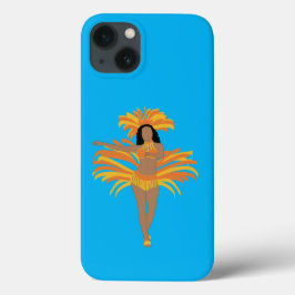 Samba Dancer Blue Phone Case