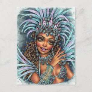 Samba Dancer Briefkaart
