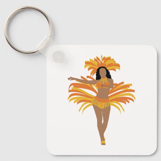 Samba Dancer Sleutelhanger (Voorkant)