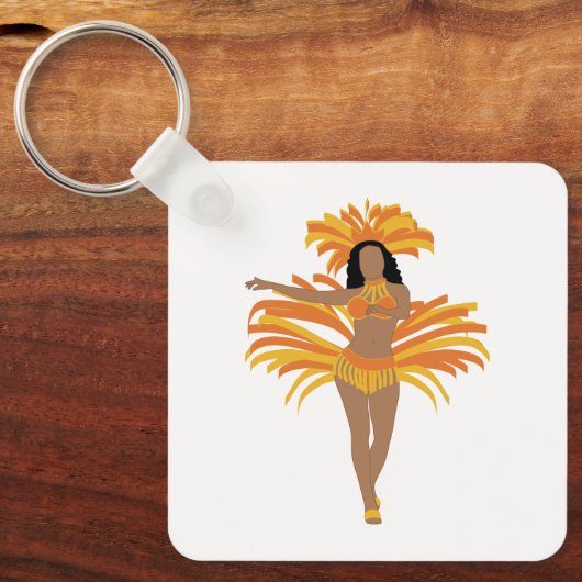 Samba Dancer Sleutelhanger (Voorkant)