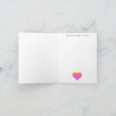 Samba danse brésilienne carnaval Invitation Carte (Intérieur)