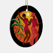 Samba/Flamenco Dancer Keramisch Ornament (Rechts)