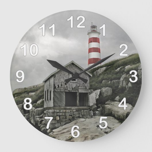 Sambro Lighthouse, Sambro Island, Nova Scotia Grote Klok (Voorkant)