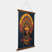 Samburu Chic Hangend Wandkleed (Gebogen)