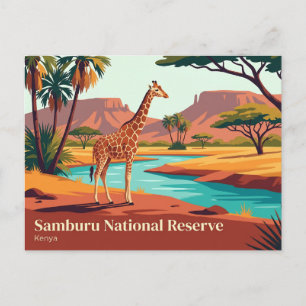 Samburu National Reserve Kenia Briefkaart
