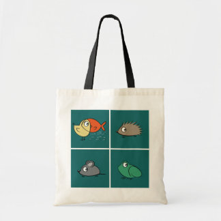 Same eyes, different shapes tote bag