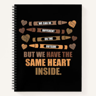 Same Heart Black History Month Afro-Amerikaans Notitieboek