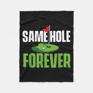 Same Hole Forever - vrijgezellenfeest bruidegom Fleece Deken