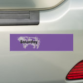 Samedi -petit - Sticker (En voiture)