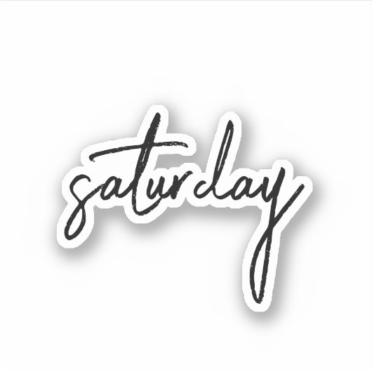 Samedi, Sticker Ado esthétique (Devant)