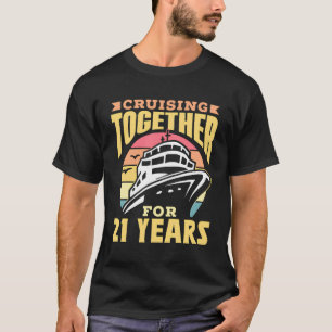 Samen 21 jaar bruiloft cruise Anni T-shirt