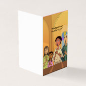 Samen Afscheid Zingen Aangepaste Vertrekkaart Kaart (Buitenkant)