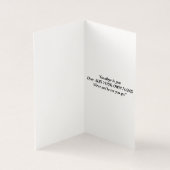 Samen Afscheid Zingen Aangepaste Vertrekkaart Kaart (Binnen)