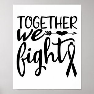 Samen bestrijden we het bewustzijn van overlevende poster