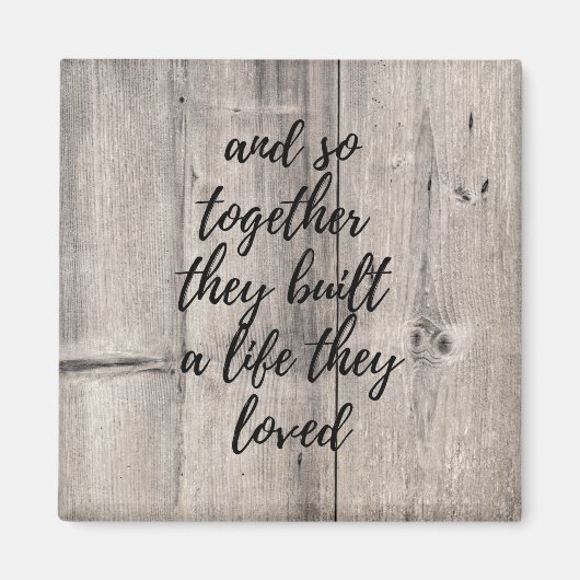 Samen bouwden ze een bioscoop magneet (Voorkant)