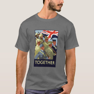 Samen - Brits rijk WW2 T-shirt