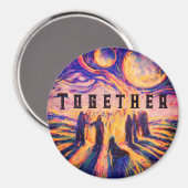 Samen door het vuur Mystical Magneet (Voorkant / Achterkant)