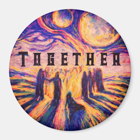 Samen door het vuur Mystical Magneet (Voorkant)