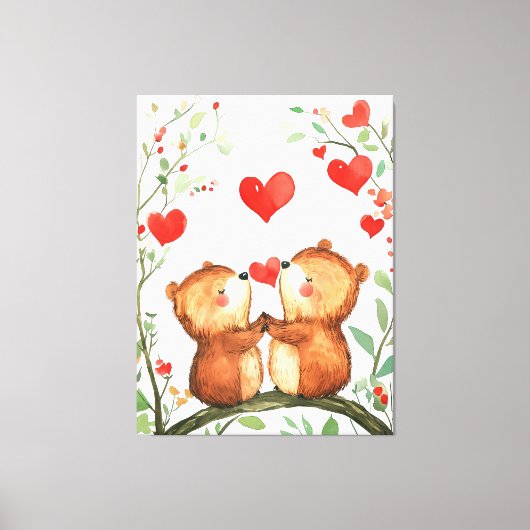 Samen Forever Canvas Afdruk (Voorkant)