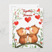 Samen Forever Feestdagenkaart (Voorkant / Achterkant)