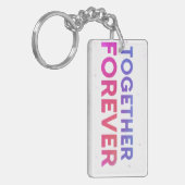 Samen Forever Sleutelhanger (Voorkant Links)