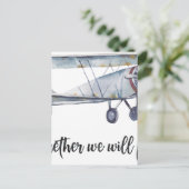 Samen gaan we vliegen briefkaart (Staand voorkant)