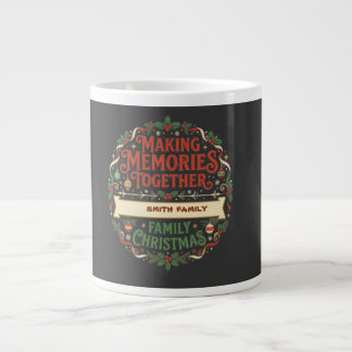 Samen Herinneringen Maken Familie Kerstmis Extra Grote Beker