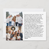 Samen het leukst Horizontale foto Feestdagenkaart (Achterkant)